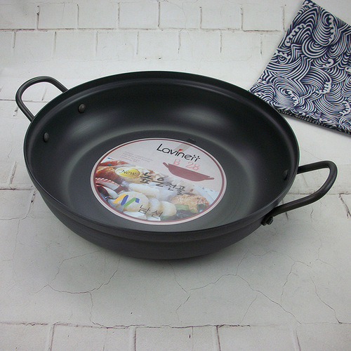 Korean aluminum alloy open flame household seafood pot soup pot army hot pot kimchi pot rice cake pot for restaurants
