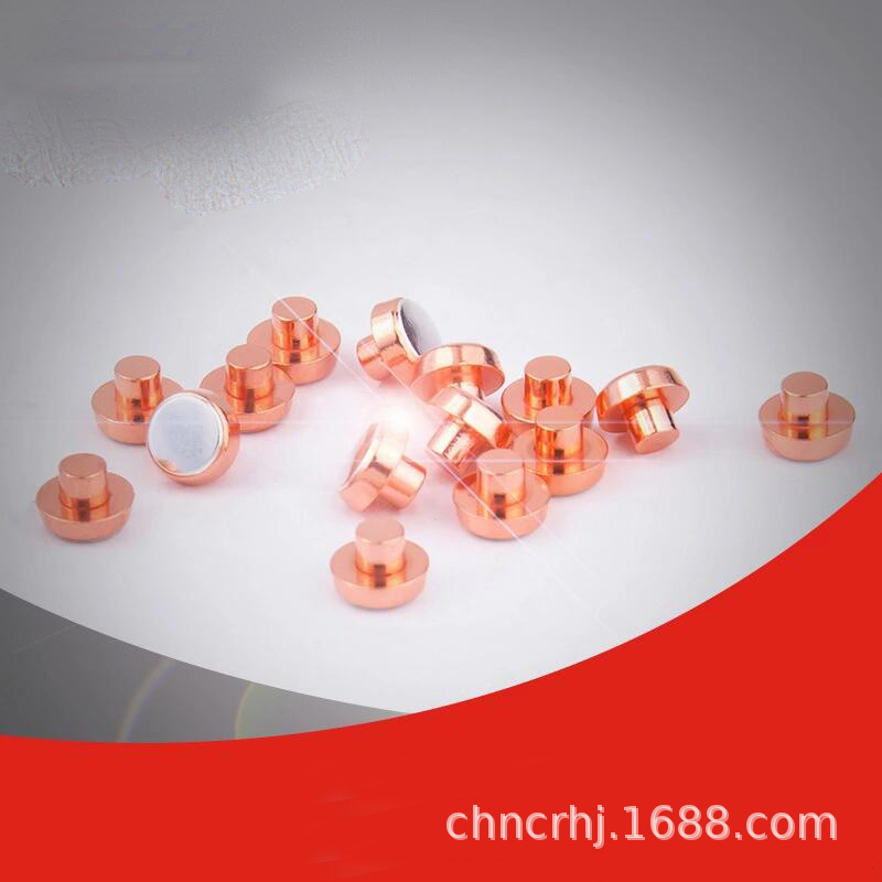 源头厂家银氧化锡银触点 动静复合触头交流接触器银触点加工定 制