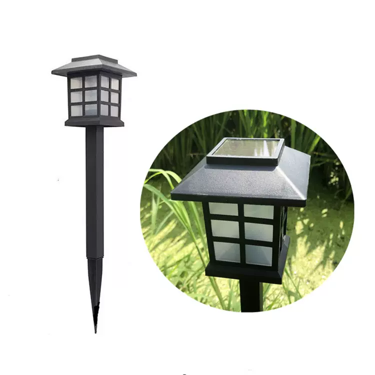 晶片3.0太阳能户外露营灯草坪灯插地灯小房子小宫灯