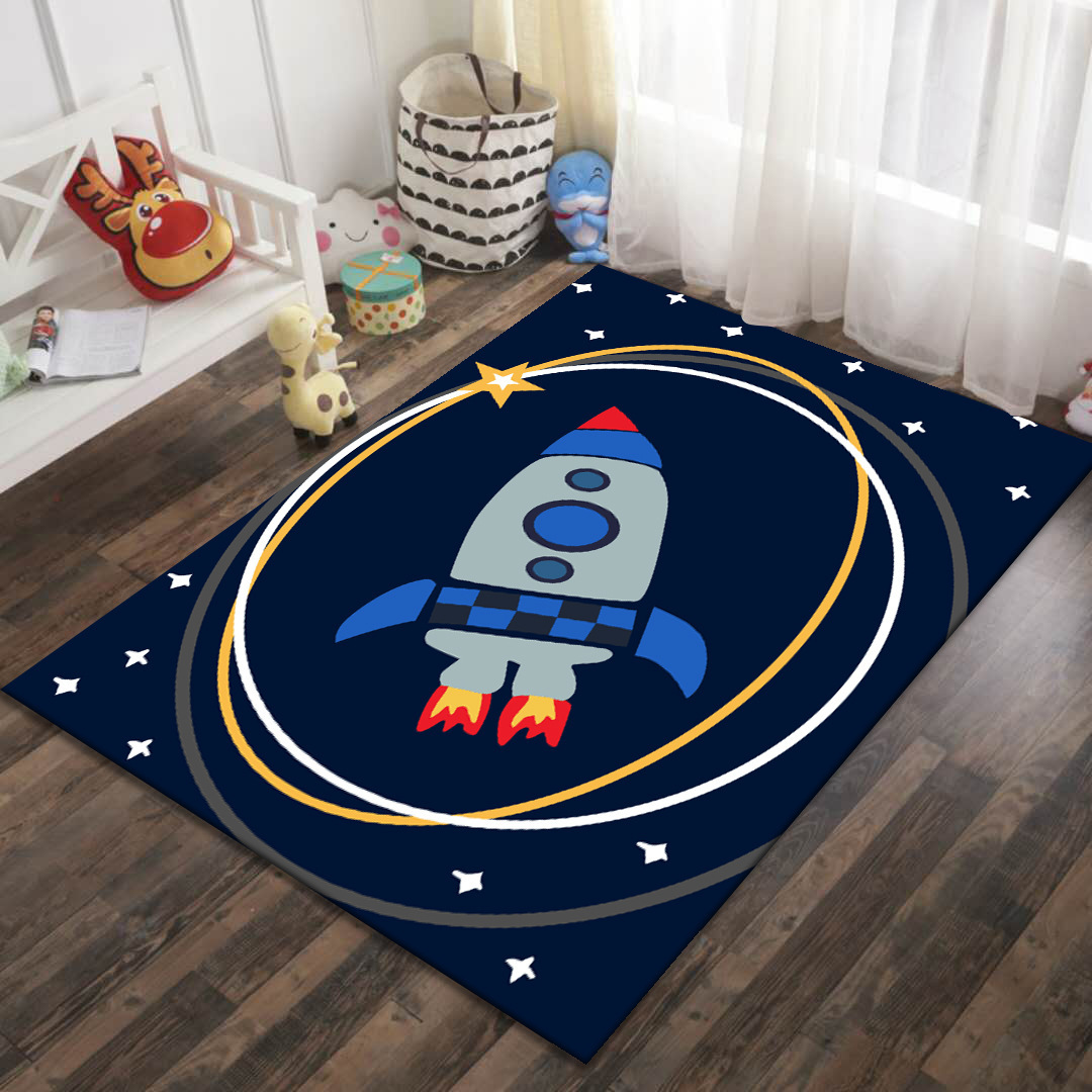 Alfombra de dibujos animados para juegos, alfombra de gran superficie para sala de estar, alfombra para mesa de centro, alfombra para dormitorio, alfombra resistente al desgaste para habitación infantil image 8