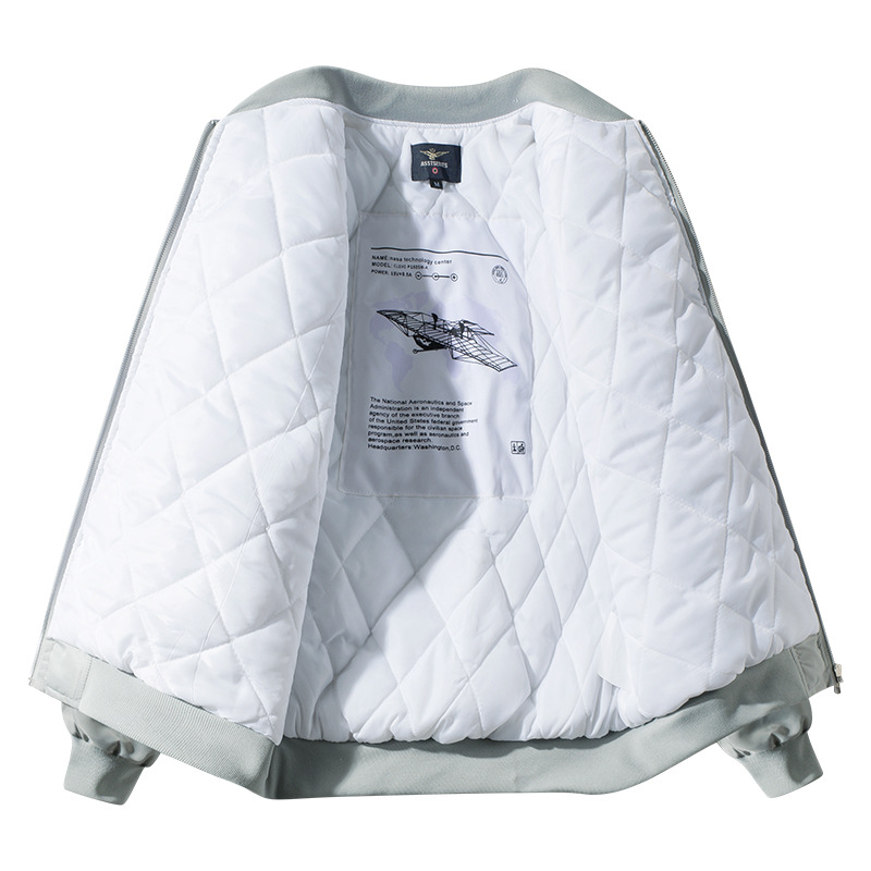 Flying abrigo de algodón acolchado de los hombres de moda guapo moda casual piloto de la Fuerza Aérea uniforme de béisbol de moda marca de invierno Chaqueta de algodón acolchado