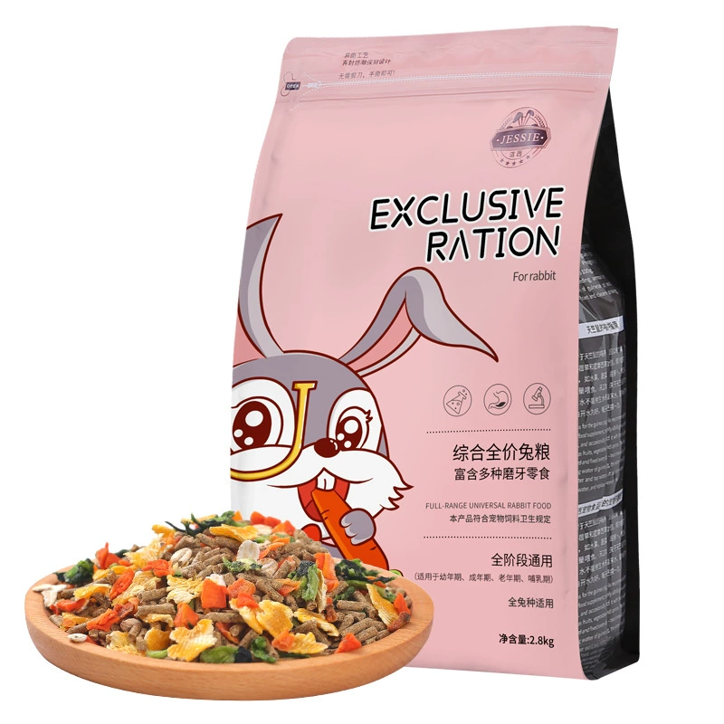JESSIE (JESSIE) Интегрированный корм для кроликов Корм для взрослых кроличьи уши кролика 2,8 кг
