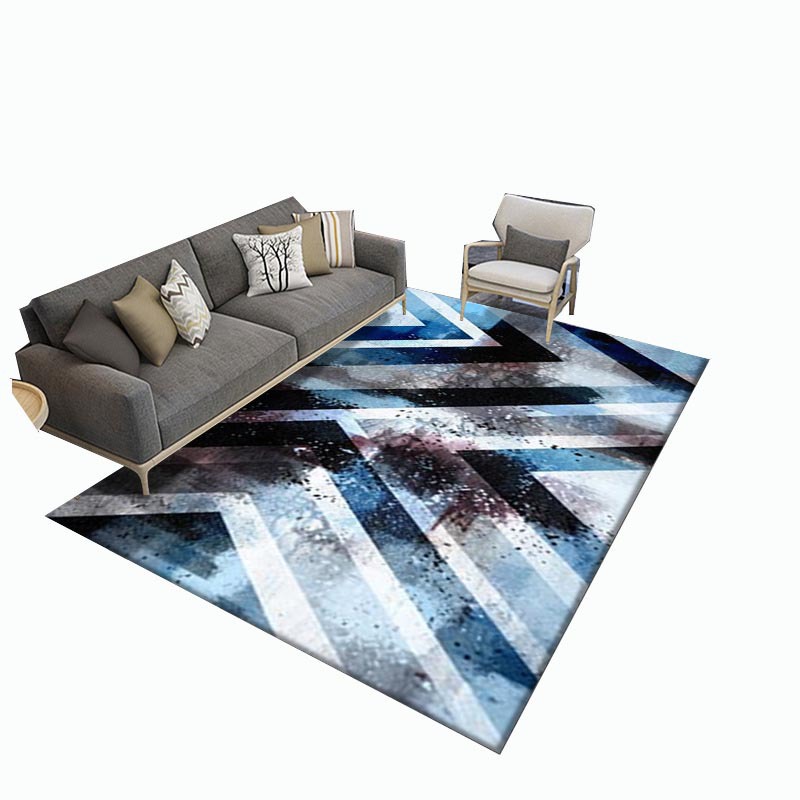 Alfombra de estilo europeo sala de estar simple moderna mesa de café americana dormitorio manta de cama completa manta de noche de estilo nórdico