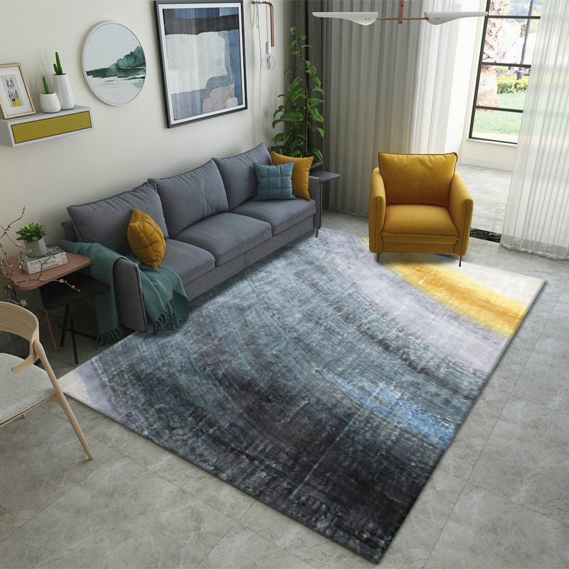 Alfombra de estilo europeo sala de estar simple moderna mesa de café americana dormitorio manta de cama completa manta de noche de estilo nórdico