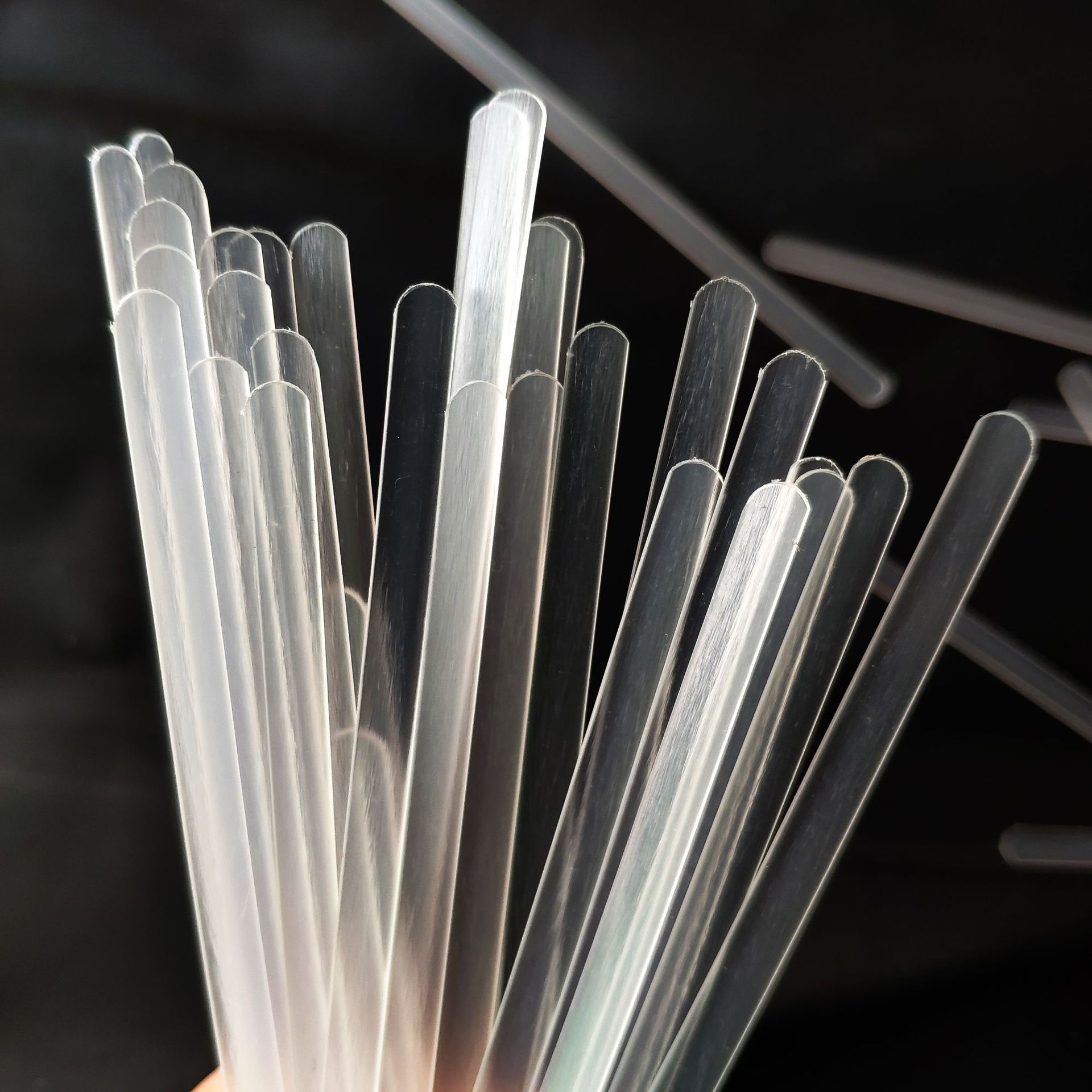 各种规格环保PP支撑胶骨 透明画板夹条 口罩支撑条