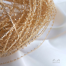 14K����ɫˮ����ʯ��߅�l�ֹ�diy������ʯ���y�U�հ���������