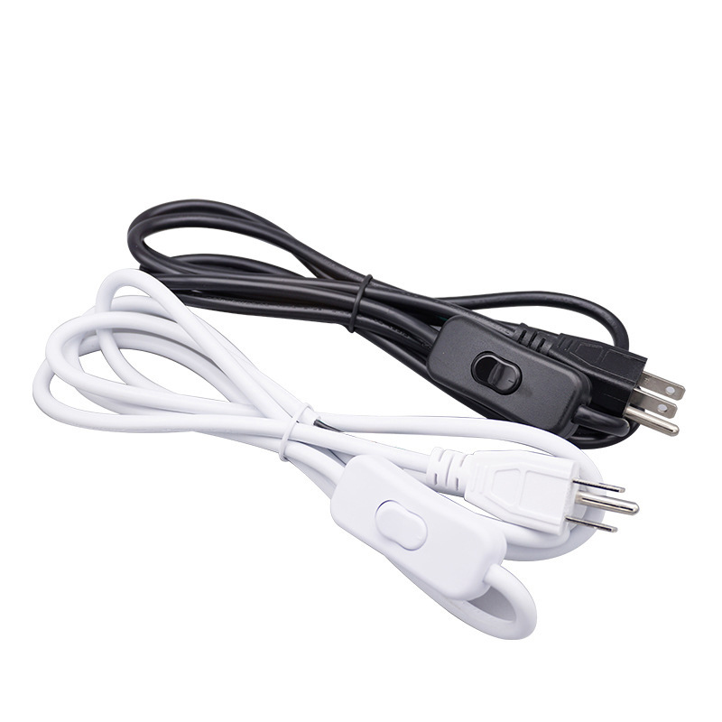 厂家批发电线电缆 美规UL美式三插303台灯开关线佳琪兴