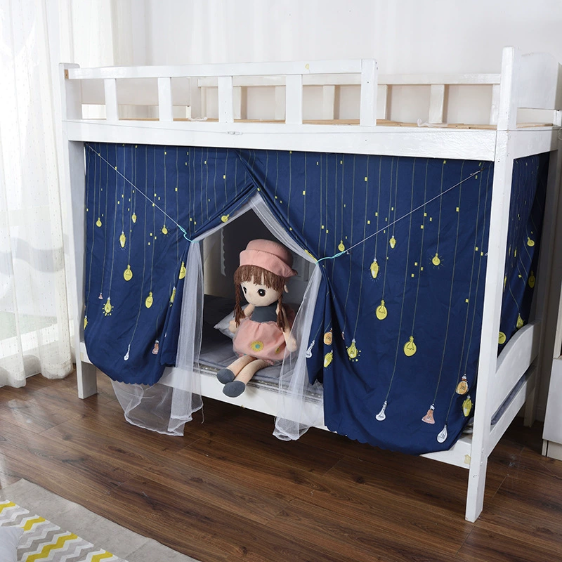 Москитная сетка Студенческое общежитие От пола до пола Встроенная москитная сетка Нижний этаж Затенение пылью сверху Дышащая Бытовая кровать Мантия Москитная сетка