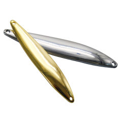 Northbound Lure, Perch Bait, Pike Bait, Long Throw Spoon Shape Silver with Feather Red Heart Film Shimmer, 5g-40g