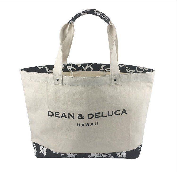 Canvas Bag Large Capacity Women's DEAN & DELUCA Japanese Rakuten Hot Fashion Shopping Printed Handbag
