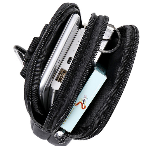 Swiss Army Knife Men's Outdoor Mobile Phone Bag with Belt 5.7-inch 6.5-inch Waist Bag Men's Belt Casual Small Pocket Bag