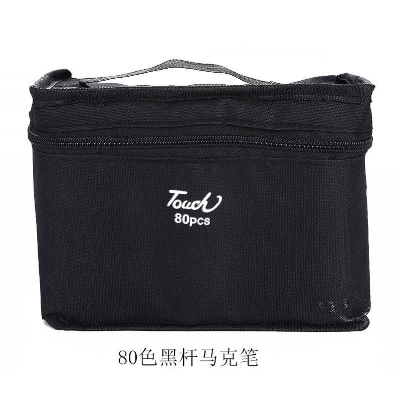 Traje de marcador 168 pincel de color marcador de doble cabeza 80 color traje de pintura para niños 24 marcador aceitoso de color