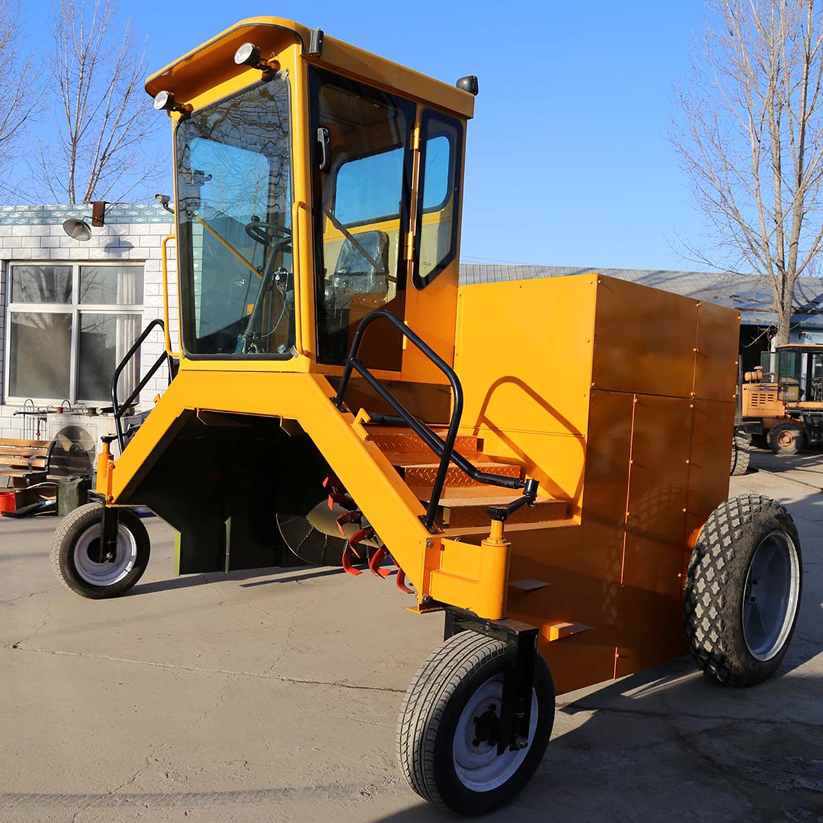 供应牛粪、蓄禽粪便翻堆机