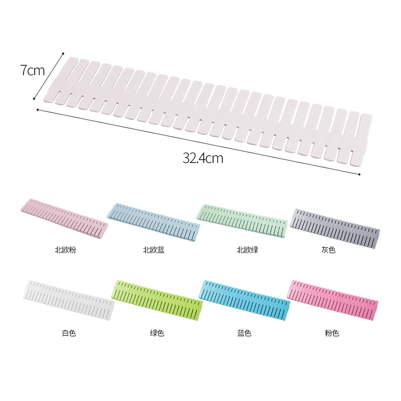 Factory direct selling drawer storage partition partition free combination bedroom plastic finishing grid partition partition box