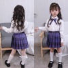 Japanese girl's skirt, children's student pleated skirt, autumn mini-skirt for elementary school students, suitable for teen