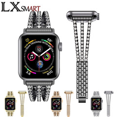 Apple Ultra Watch Metal Chain Drill Bracelet, Apple Watch Series Full Diamond Crystal Steel Strap