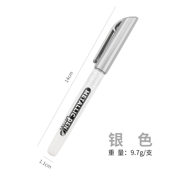 Guangna 560 pintura Pluma de Oro plata metal marcador pluma de cristal firma tarjeta de felicitación pluma del Diario de La Boda pluma