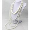 Fashionable necklace from pearl, retro accessory, long sweater, chain, Korean style, European style