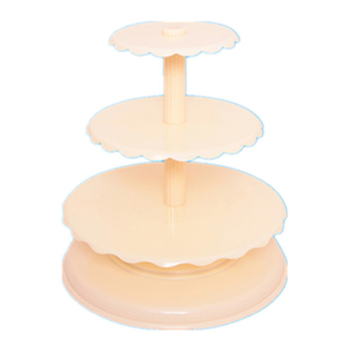 European creative PET plastic birthday cake stand wedding stand single column 3-8 layers wedding thickened cake stand accessories