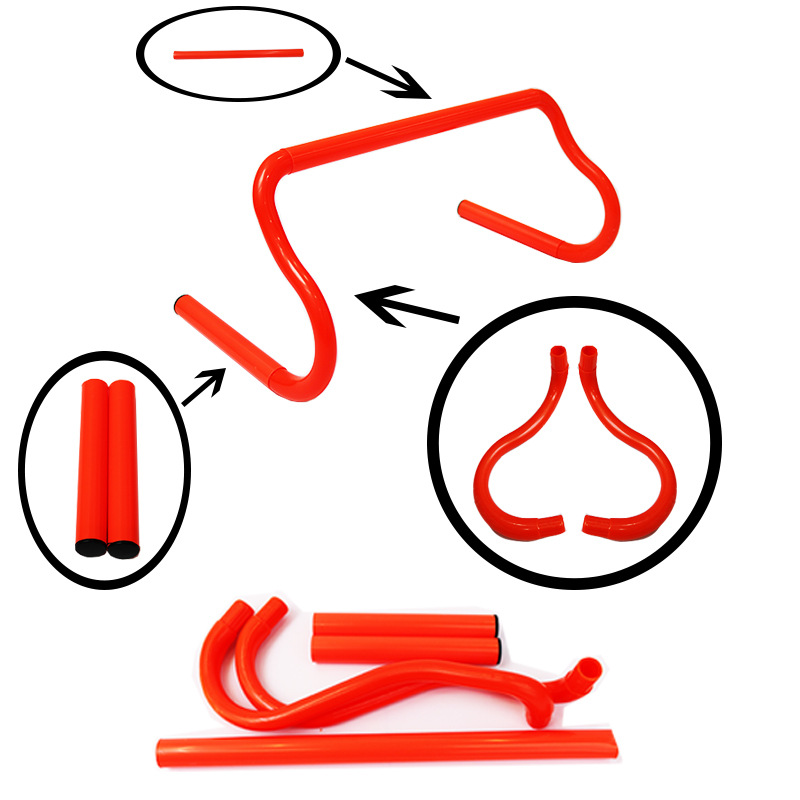 Nuevo entrenamiento de fútbol obstáculo rack portátil kindergarten niños fútbol pequeño obstáculo equipo de entrenamiento de fútbol