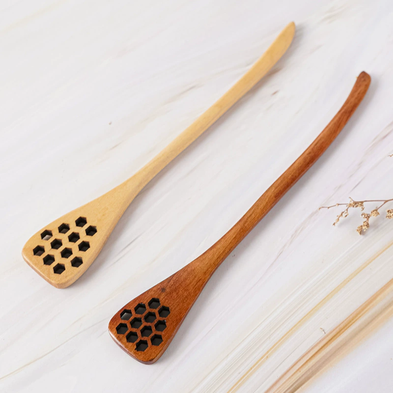 Japanese wooden tableware, spoon, mixing stick