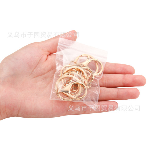 Figure 8 lobster clasp keychain DIY jewelry accessories 30mm alloy lobster clasp three-piece set metal keychain