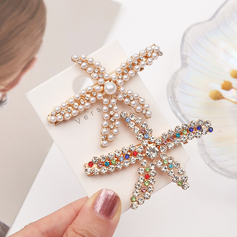 Corea del Sur simple Bangs clip superior hembra dulce chica clip lateral horquilla sirena Ji clip tocado Internet celebridad horquilla al por mayor