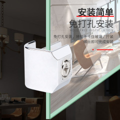 Glass cabinet door without drilling handle wine cabinet display cabinet handle cabinet door fixed handle cabinet door without drilling handle