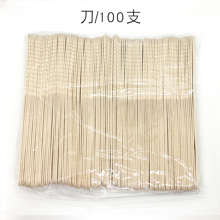 Cuchillo desechable, tenedor y cuchara postre Tenedor de fruta helado Tenedor de pastel de leche