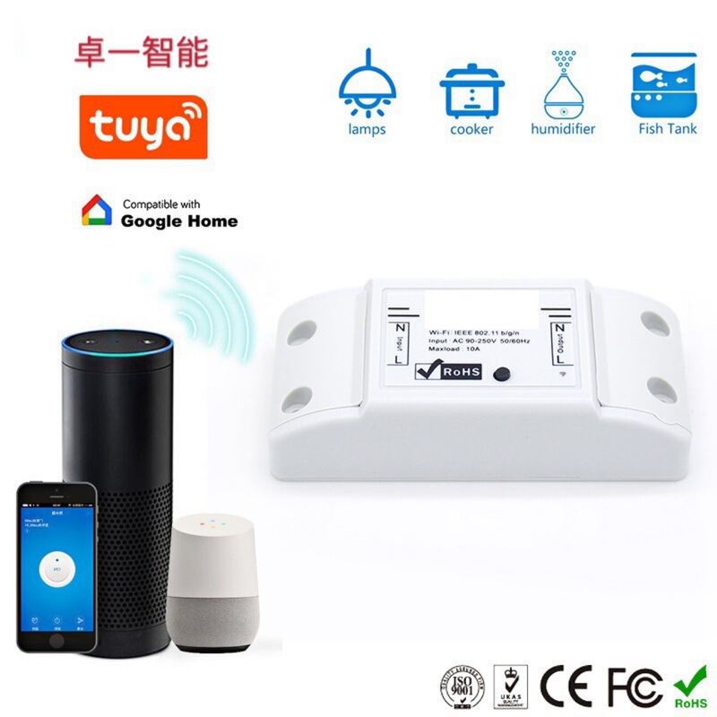 Foreign trade for Tuya wifi smart switch, Alexa Google smart speaker voice control APP