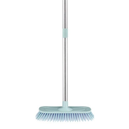 Floor brush pointed bathroom brush floor toilet cleaning tile long handle toilet brush dual-purpose bathroom hard-bristled floor brush