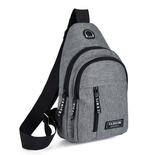 Men's  New Fashion Tote Bag Oxford Cloth Single Strap Backpack Korean Style Casual Waterproof Crossbody Bag