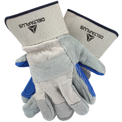 Delta 204202 guantes de protección guantes de piel de vaca guantes de soldadura guantes de protección contra pinchazos y desgaste