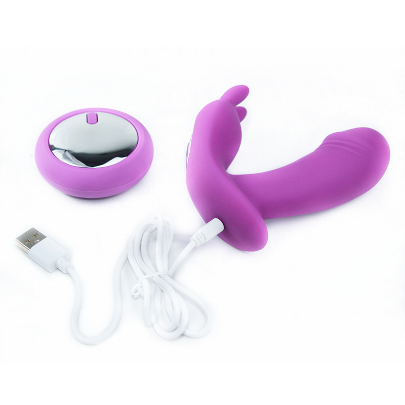 Control remoto inalámbrico recargable pequeña danza desgaste mariposa vibrador femenino invisible sombra vibrador pene vibrador fabricante