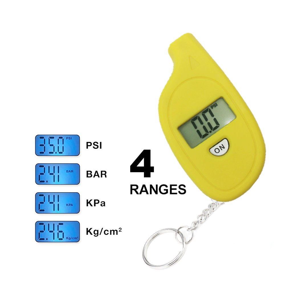 Digital small keychain for teaching maths, with LED display