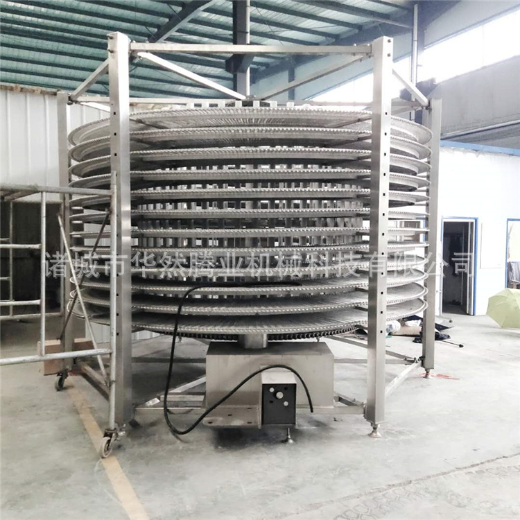 冷冻食品加工设备全自动进出料速冻 海产品单冻机 小龙虾加工设备