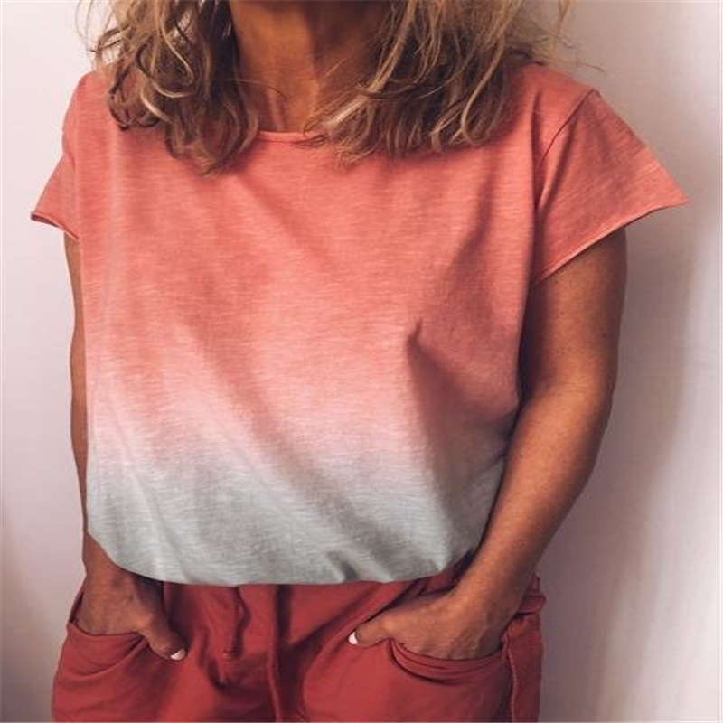 Orange, with short sleeve