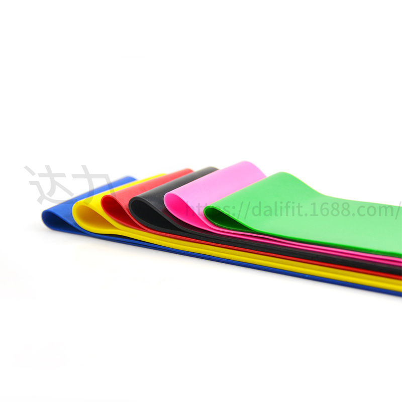 Anillo elástico en stock anillo de resistencia de látex interior fitness cuclillas estiramiento cadera anillo yoga anillo de tensión