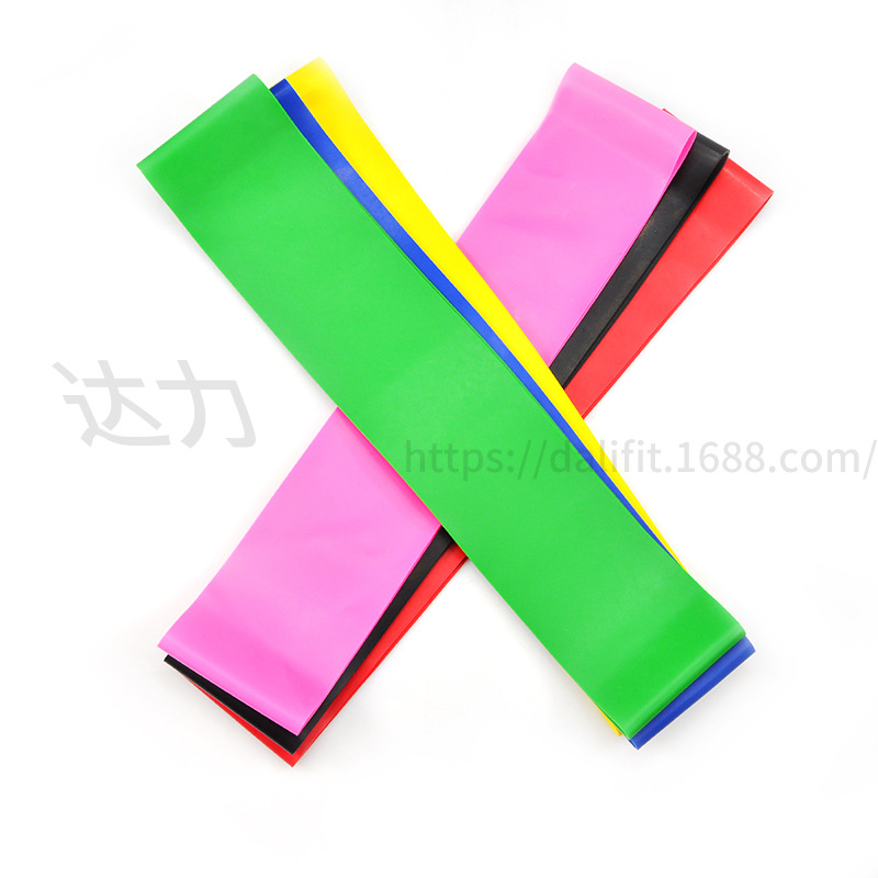 Anillo elástico en stock anillo de resistencia de látex interior fitness cuclillas estiramiento cadera anillo yoga anillo de tensión