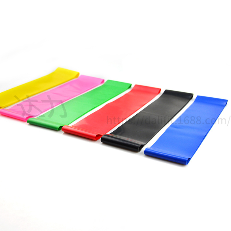 Anillo elástico en stock anillo de resistencia de látex interior fitness cuclillas estiramiento cadera anillo yoga anillo de tensión