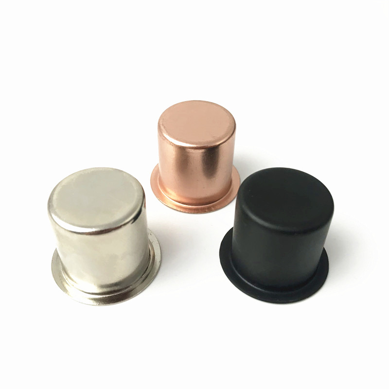 Multi-especificación artesanías de metal taza de la vela galvanoplastia de Halloween vela titular de la Navidad de cumpleaños vela decoración de la Copa