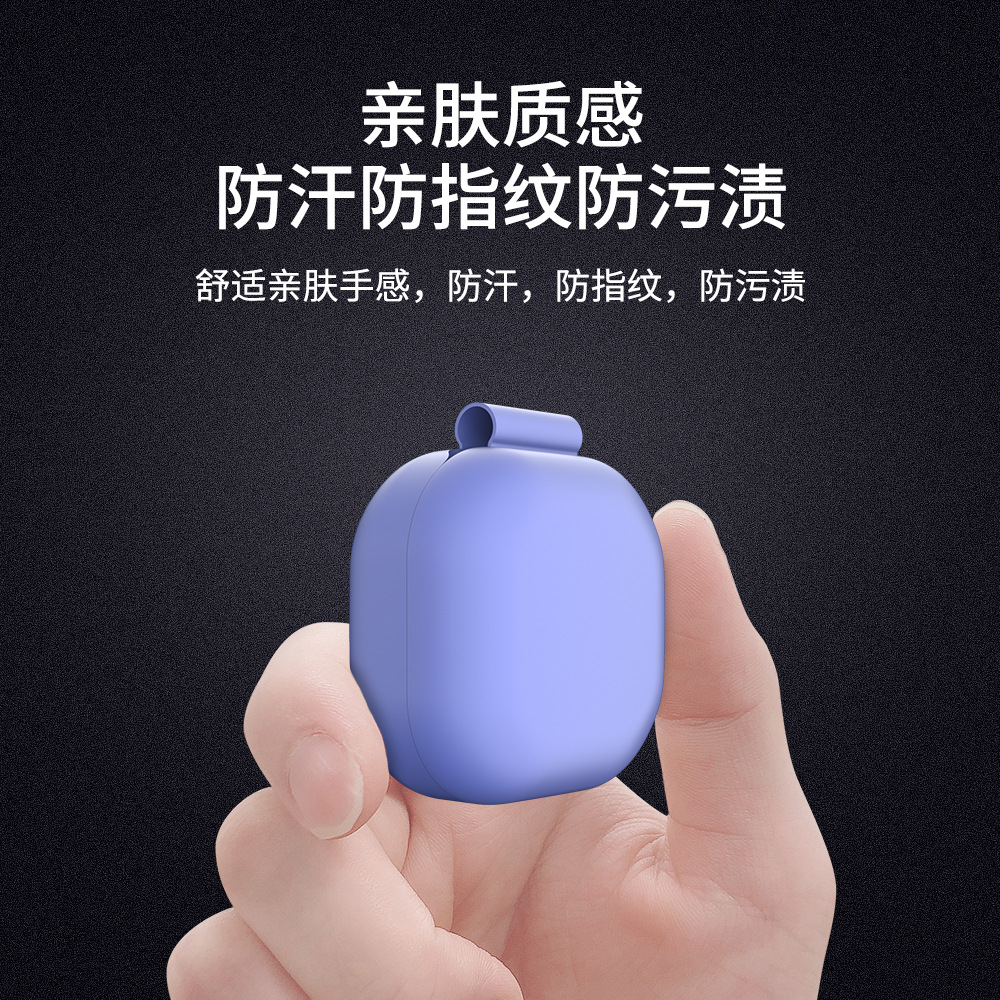 Aplicable nuevo Samsung Galaxy brotes en vivo/Pro Bluetooth auricular caso hebilla de silicona resistente a la caída caso de protección