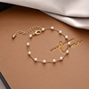 Small design advanced bracelet for beloved, accessory, light luxury style, high-quality style, wholesale