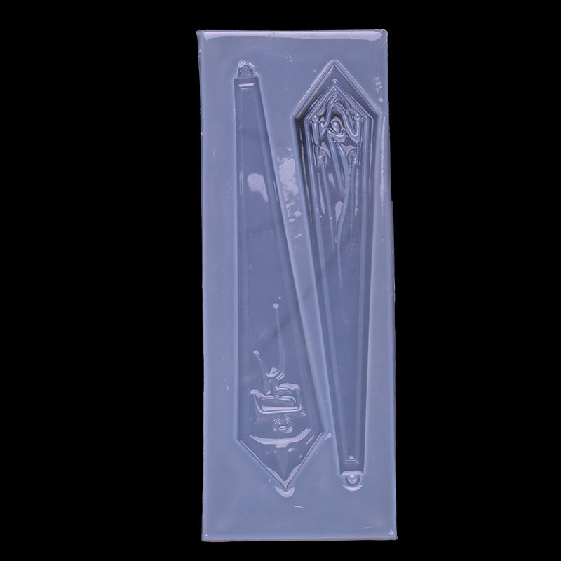 DIY cristal epoxi tiempo gema molde de silicona hecho a mano espejo oso cabeza conejo cabeza token Decoración Accesorios molde