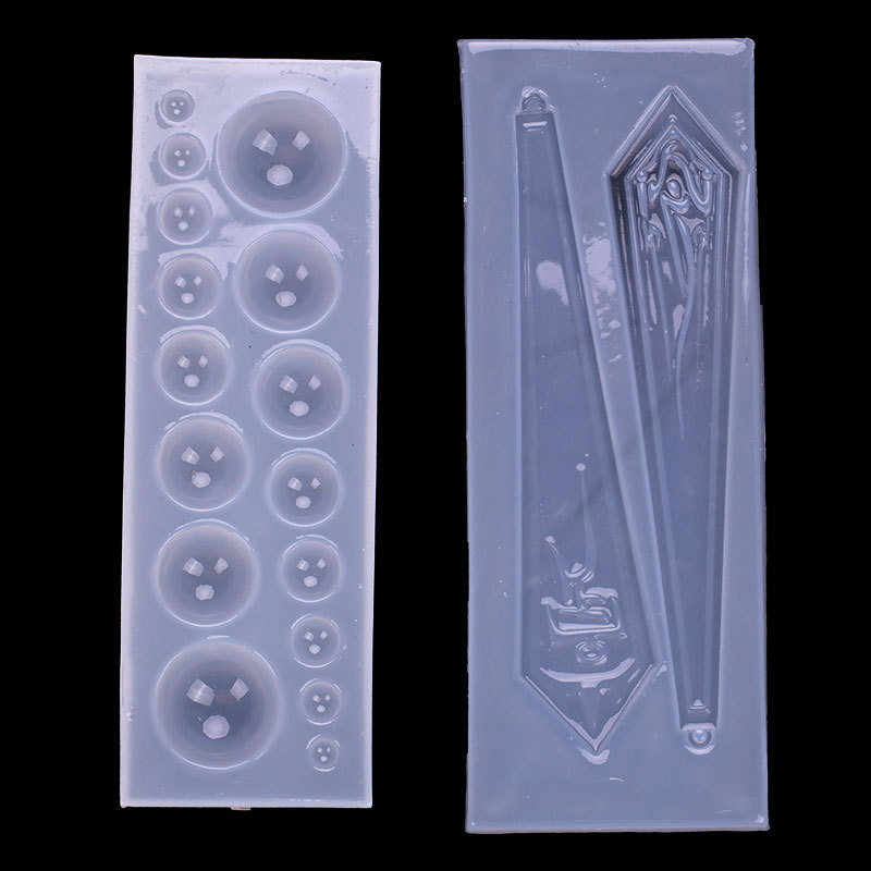 DIY cristal epoxi tiempo gema molde de silicona hecho a mano espejo oso cabeza conejo cabeza token Decoración Accesorios molde