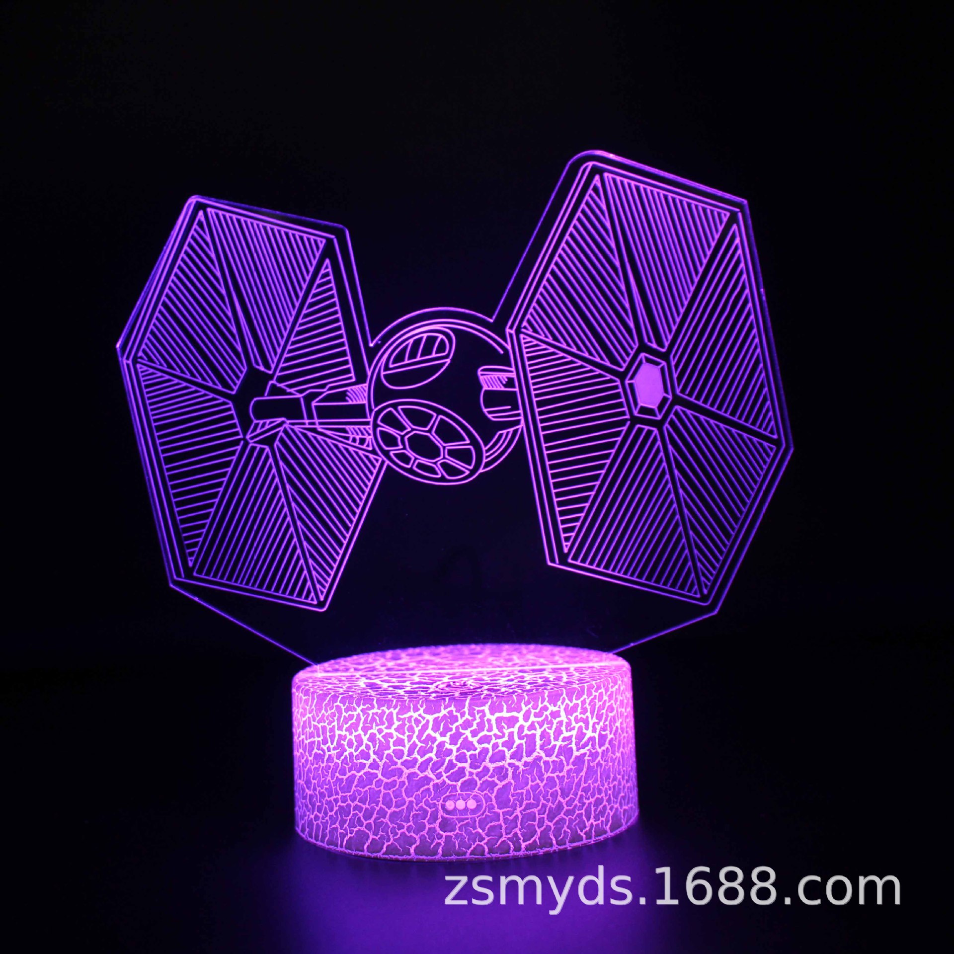 Transfronteriza Star Wars serie 3D colorido táctil lámpara de mesa Luz de la noche LED regalo creativo luz visual