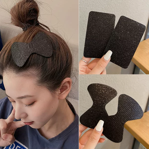 Korean style hair stick bangs stickers women's hair breaking artifact headdress large Velcro head hair stickers adult hair breaking stickers