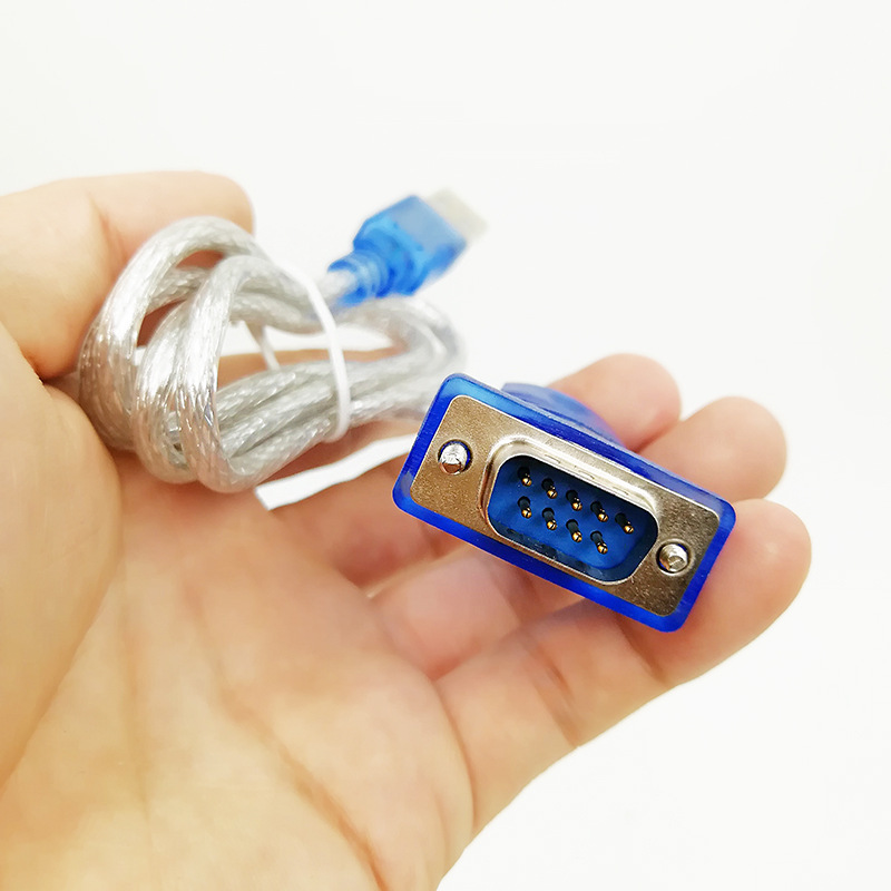 USB a la línea de puerto serie 9-PIN RS232CH340 línea de puerto serie RS232 a USB