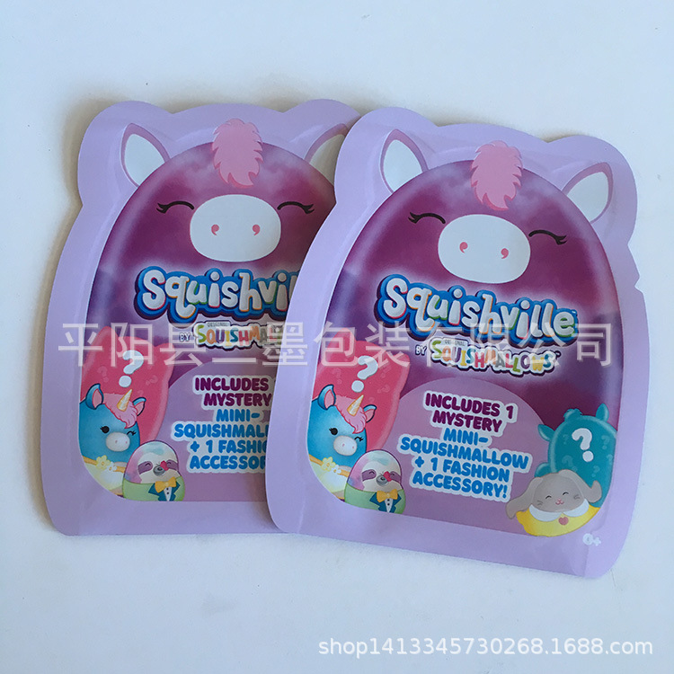 镀铝塑料复合异形包装袋玩具糖果袋子巧克力奶糖不规则袋子批发