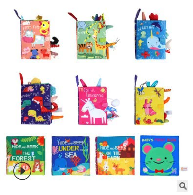 Universal cloth book, smart toy, can't tear, training